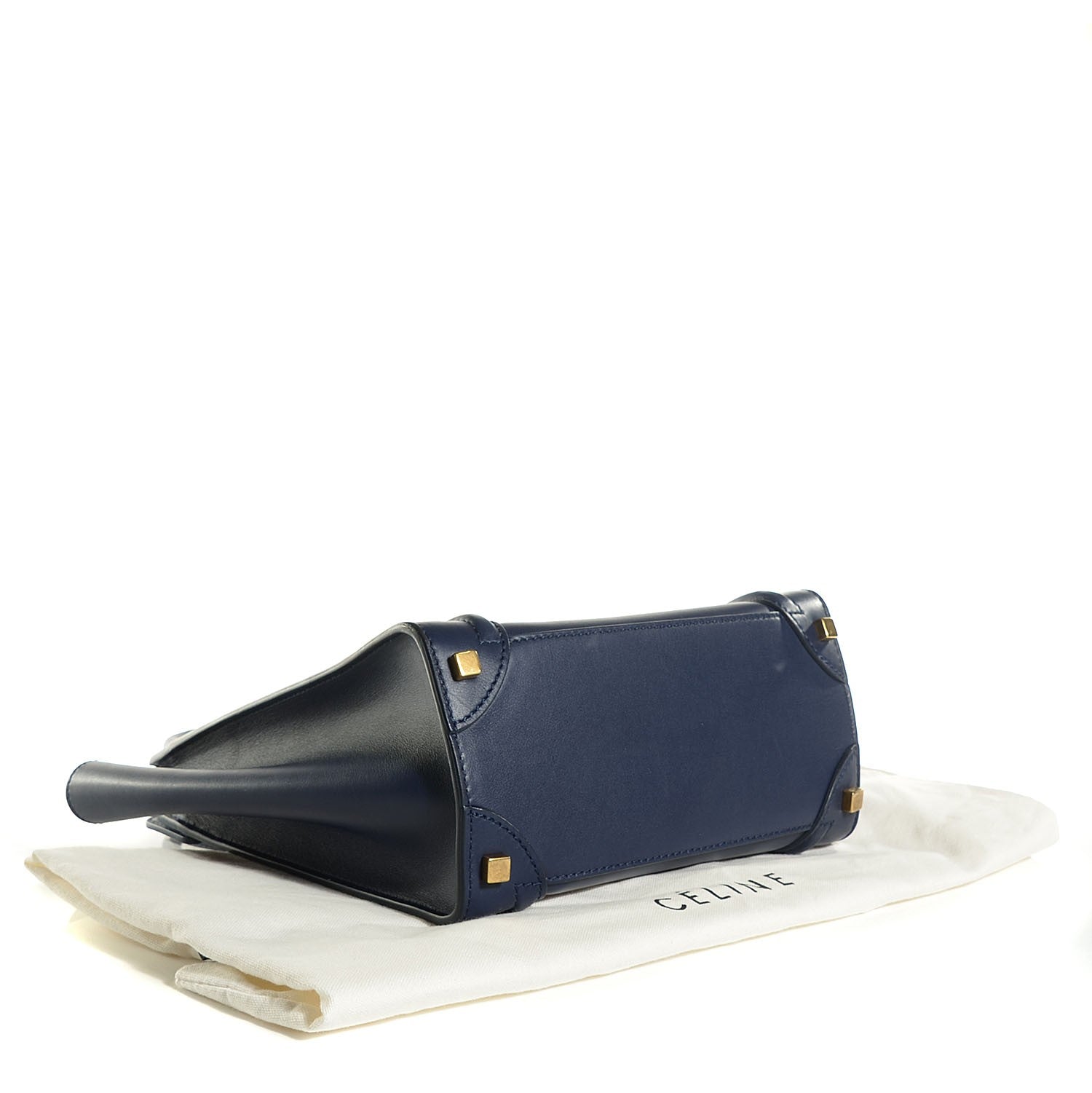 Celine Smooth Calfskin Micro Luggage Navy Blue 4 of 8