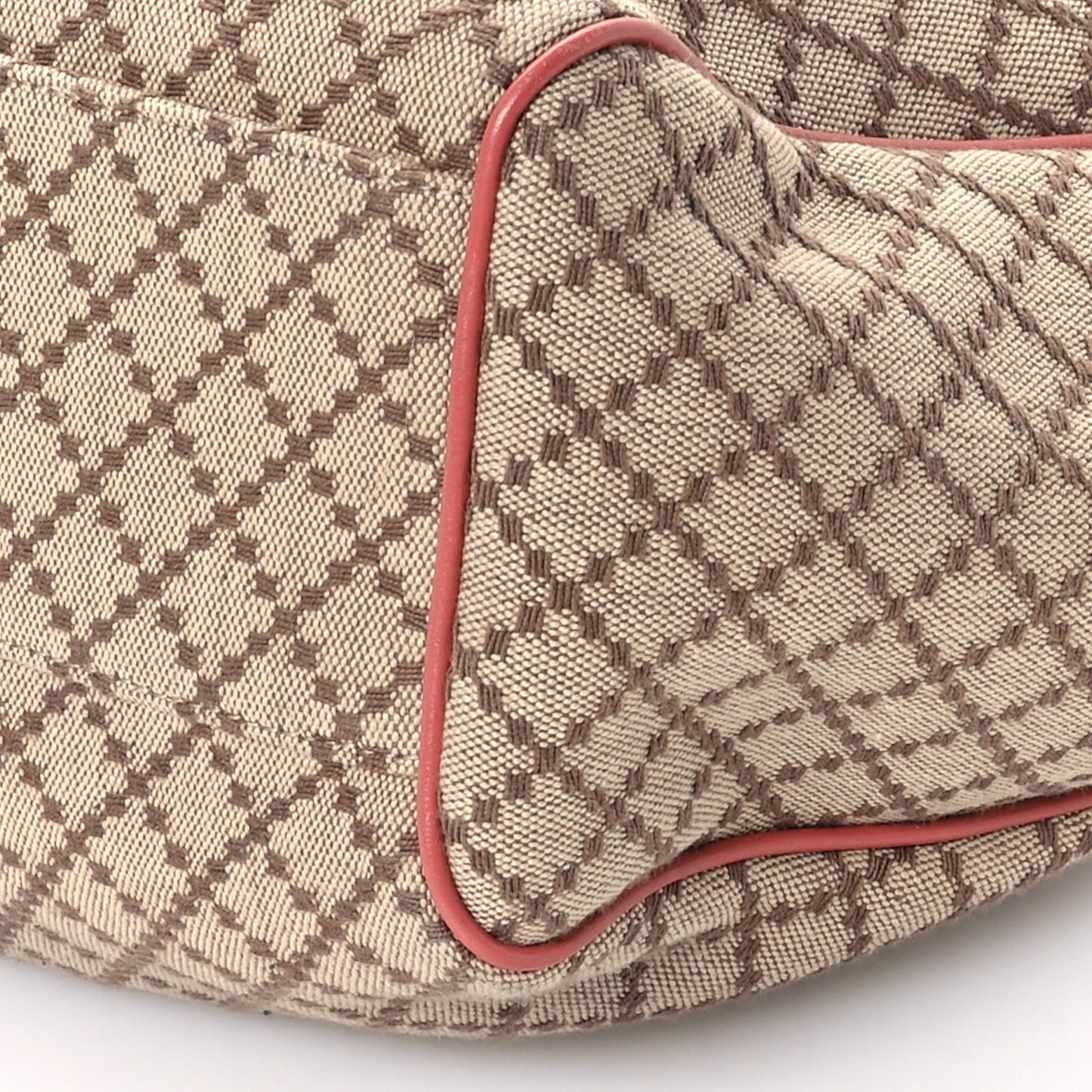 Monogram Margaux Calfskin Medium Sukey Tote Coral