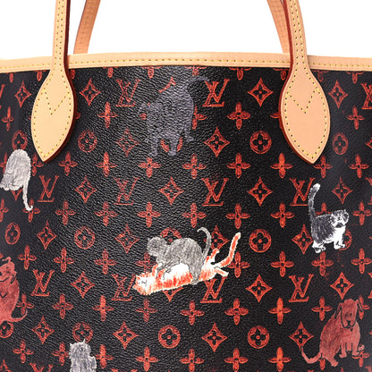 Louis Vuitton Catogram Neverfull MM Marron 8 of 10