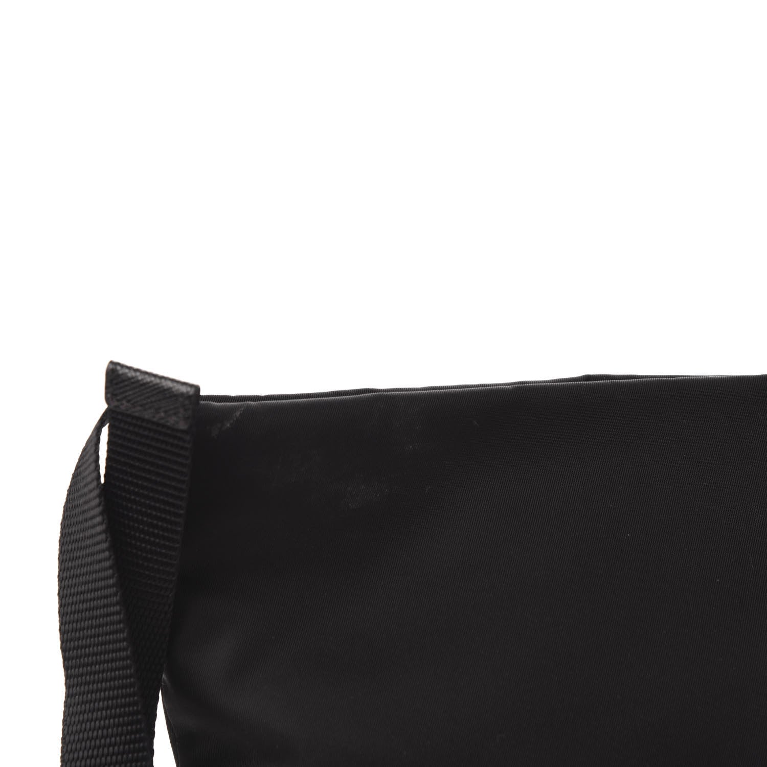 Prada Tessuto Nylon Soft Calf Small Crossbody Bag Black Azzurro 10 of 14