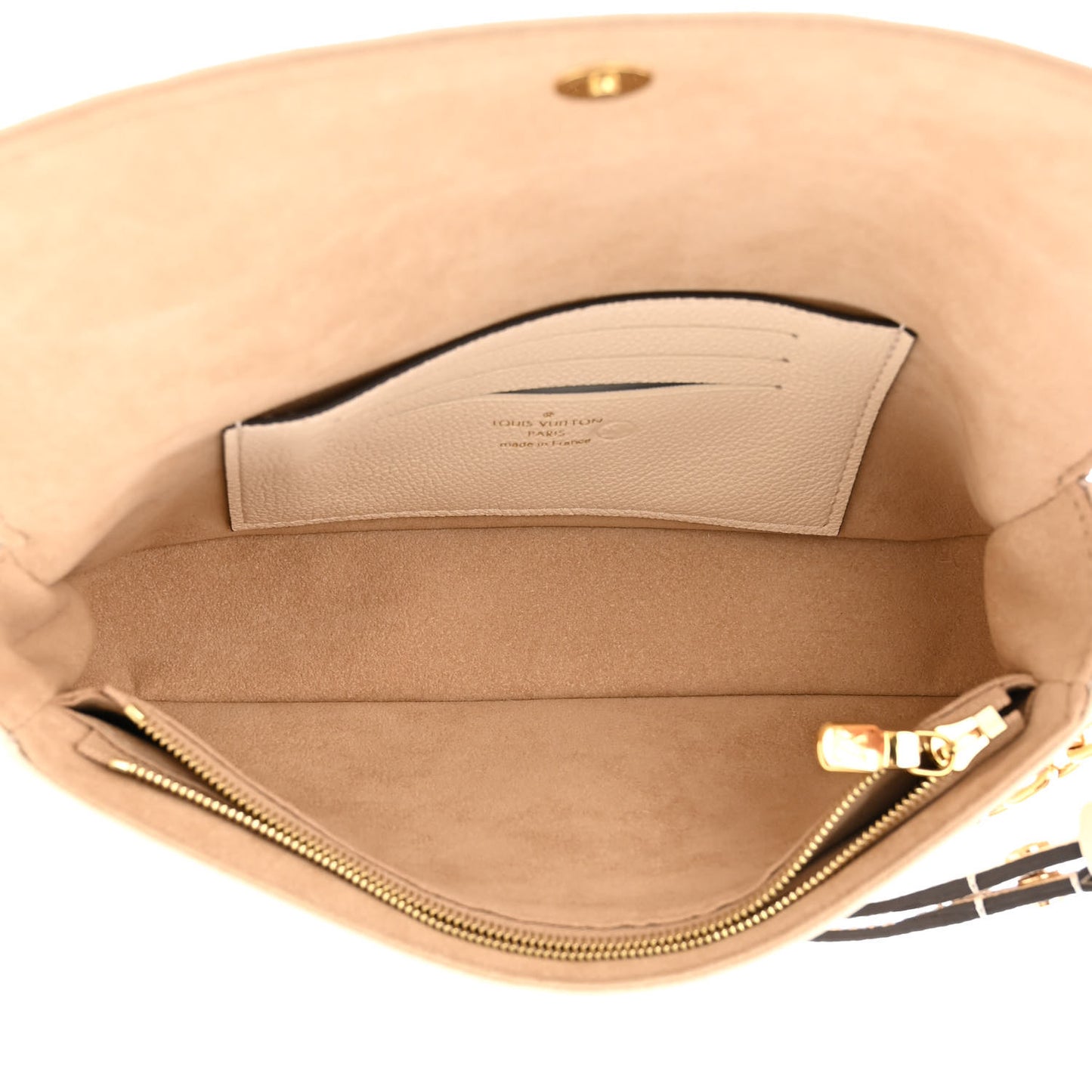 Empreinte Monogram Giant Ivy Wallet On Chain Cream