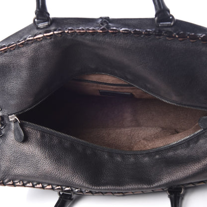 Bottega Veneta Cervo Intrecciato Brick Tote Black 5 of 9