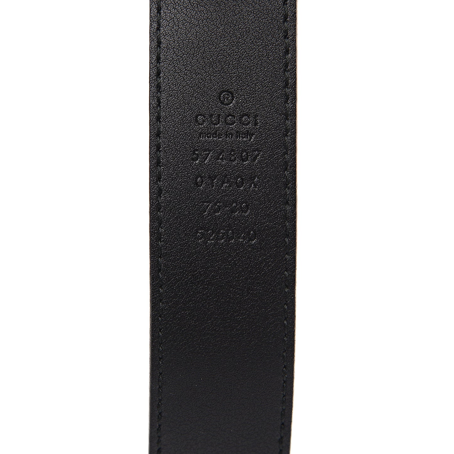 Plutone Calfskin Interlocking G 30mm Belt 75 30 Black