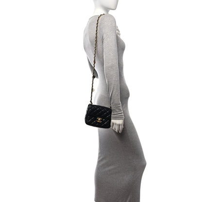 Chanel Lambskin Quilted Casino Chips Mini Flap Black 2 of 12