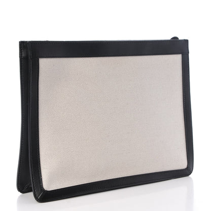 Balenciaga Cotton Canvas Ligne Pouch Black 3 of 9