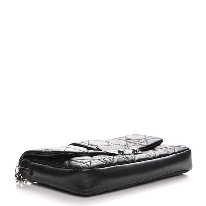 Christian Dior Lambskin Cannage New Lock Pouch Black 4 of 9