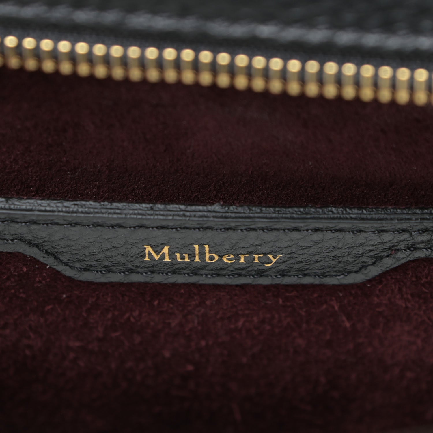 Mulberry Small Classic Grain Small Zipped Bayswater Black 6 of 15