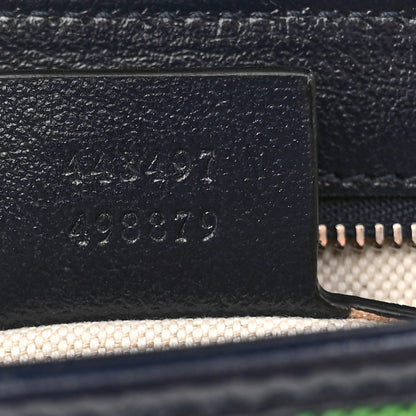 Gucci Monogram Multicolor Matelasse Diagonal Small GG Marmont Shoulder Bag Green Blue 7 of 10