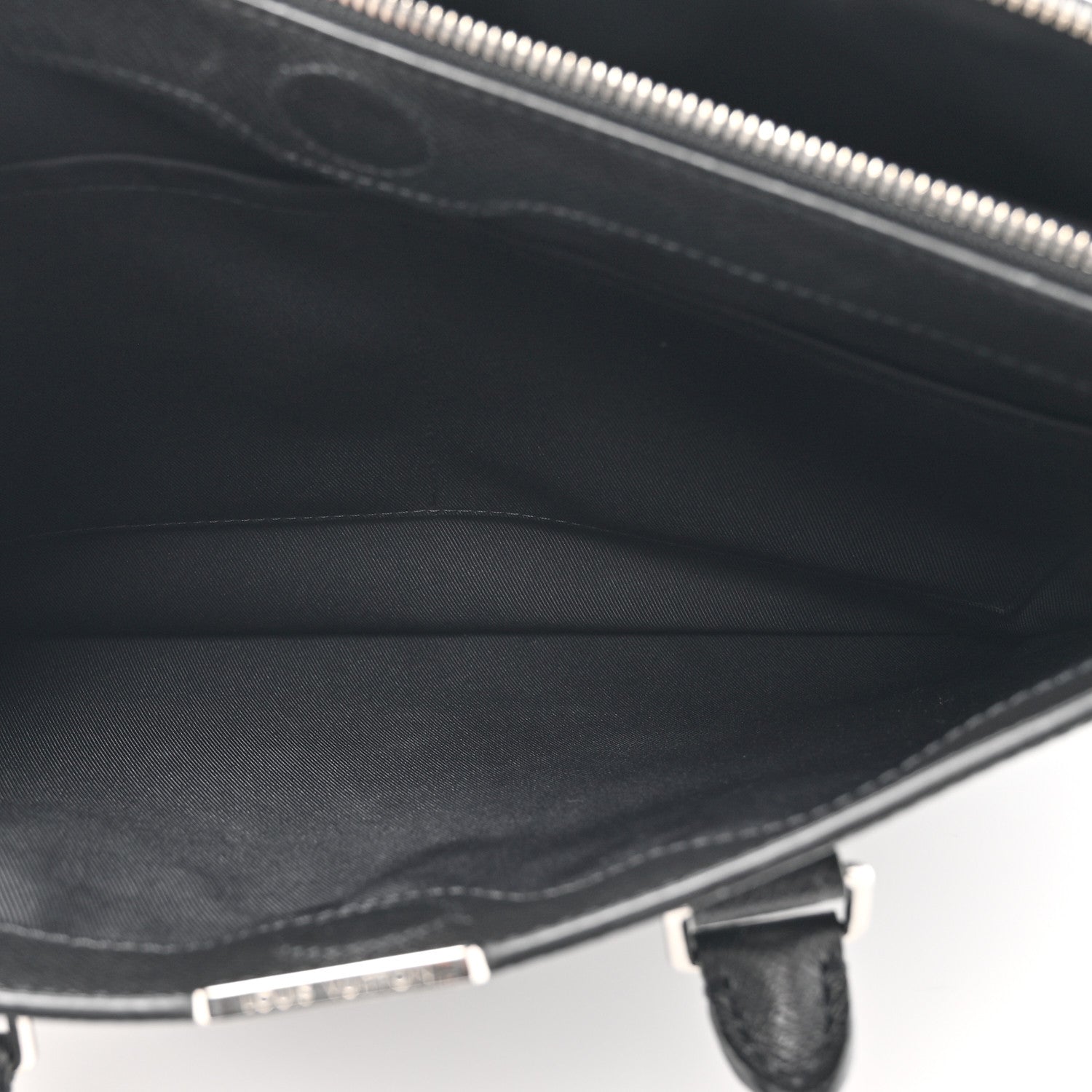 Louis Vuitton Taiga Anton Soft Briefcase Black 6 of 18