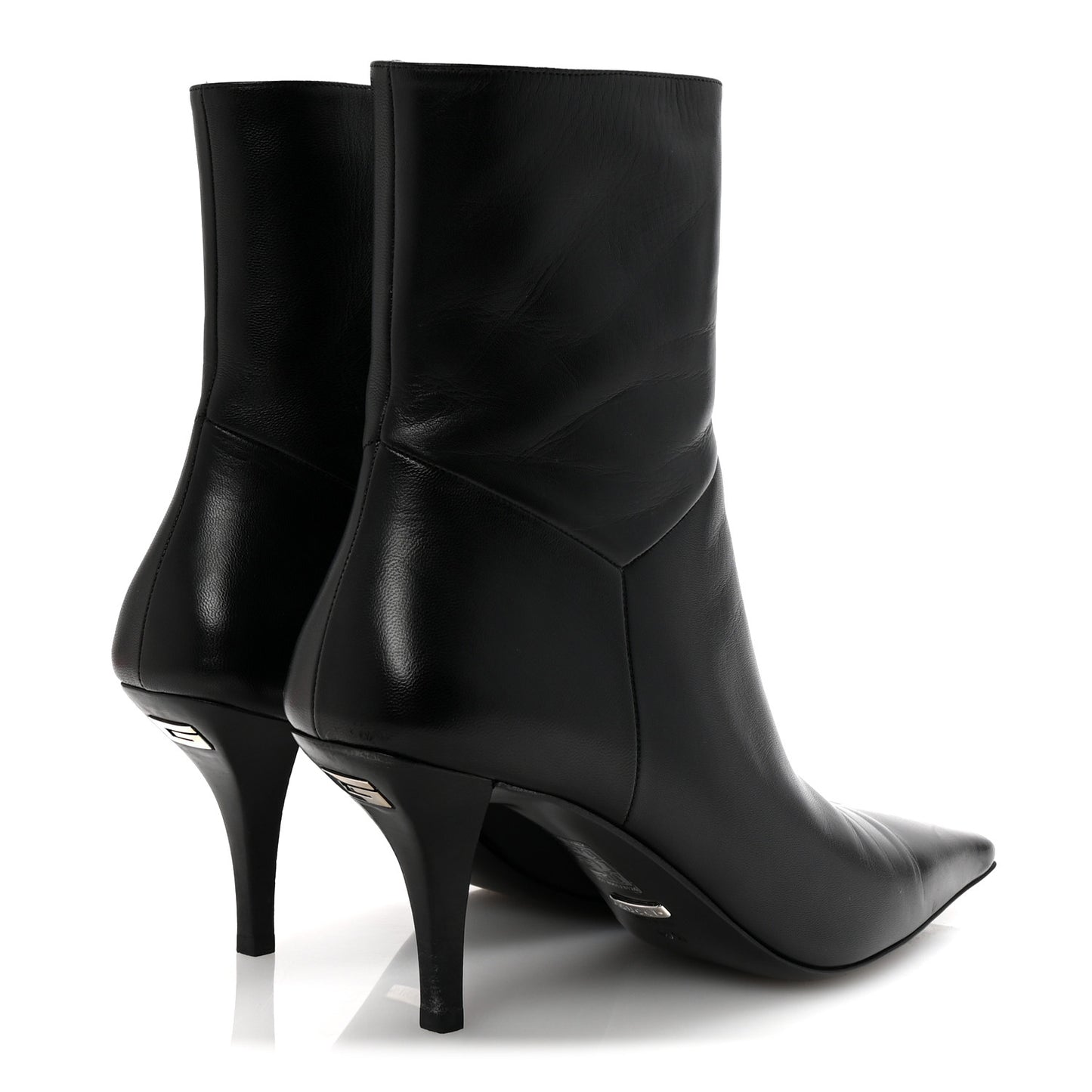 Nappa Square G Ankle Boots 40.5 Black