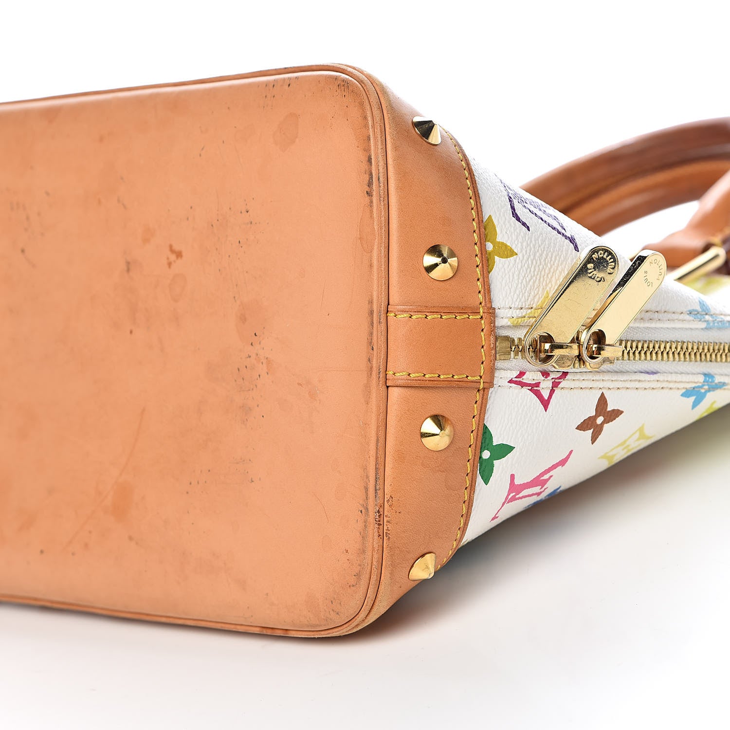 Louis Vuitton Monogram Multicolor Alma White 13 of 15