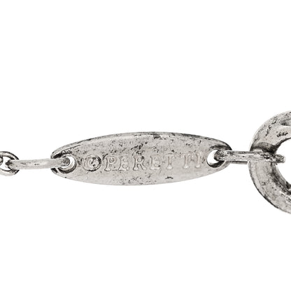 Tiffany Sterling Silver Diamond .05ct Elsa Peretti Diamonds by the Yard Bracelet 5 of 6
