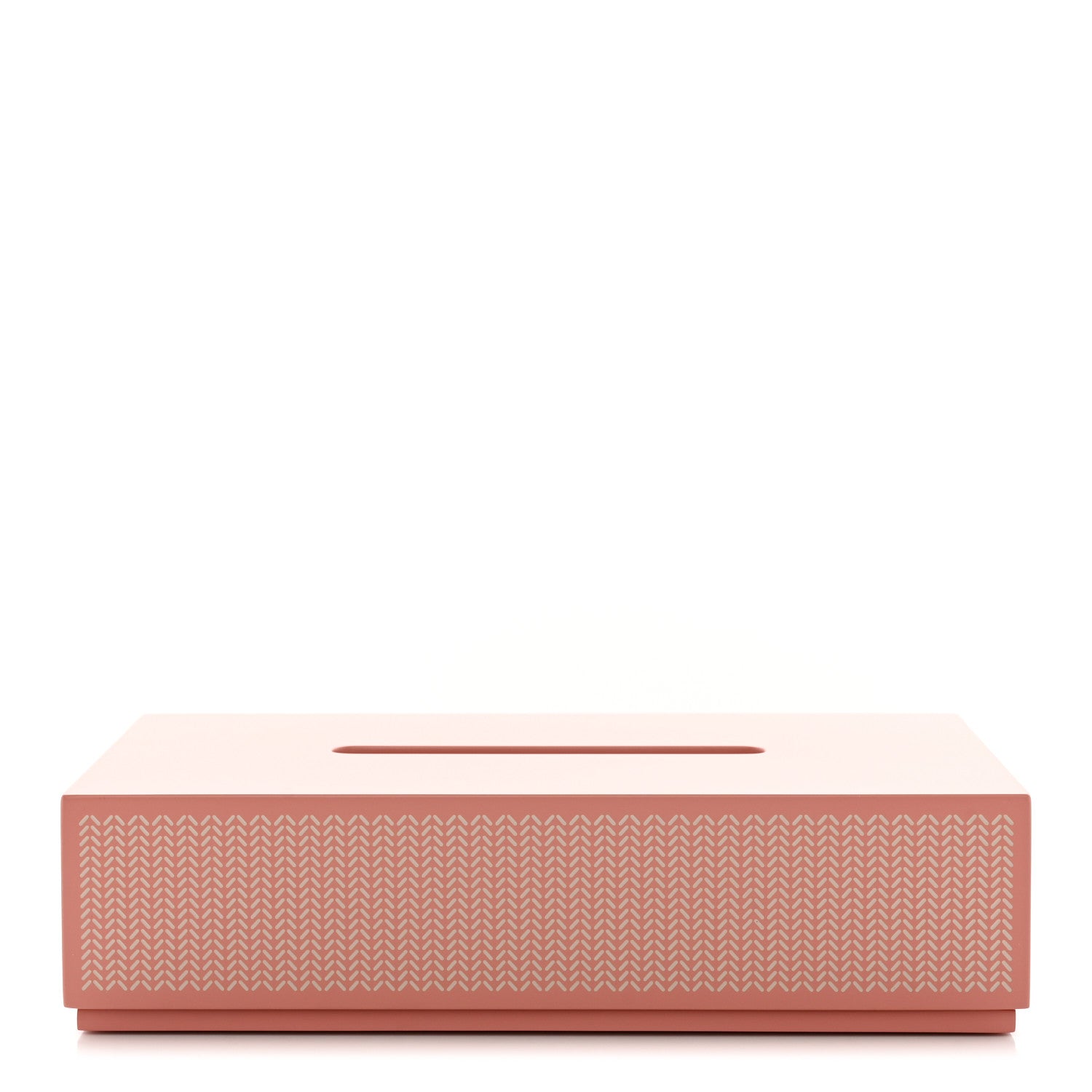 Hermes Lacquered Wood K-Box Tissue Box Pivoine Poudre 1 of 9