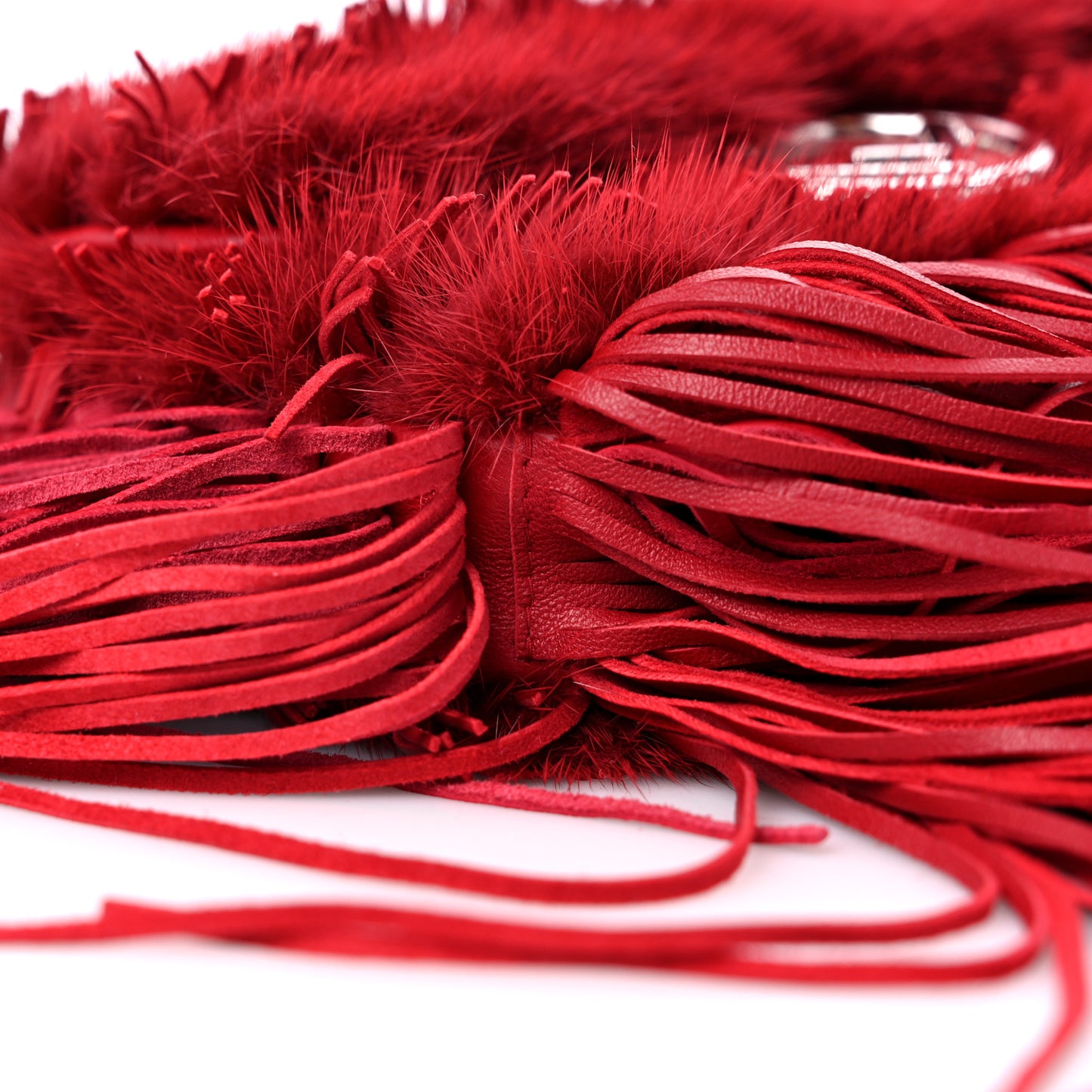 Mink Fringe Micro Baguette Fragolia
