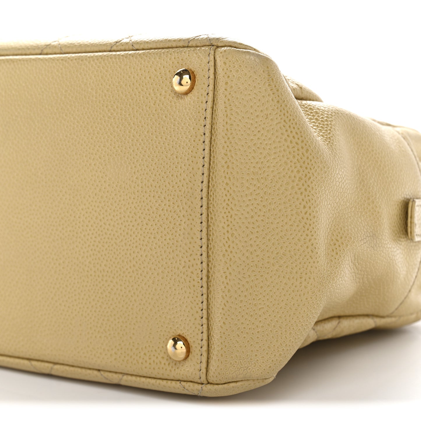 Caviar Quilted Petit Timeless Tote PTT Beige