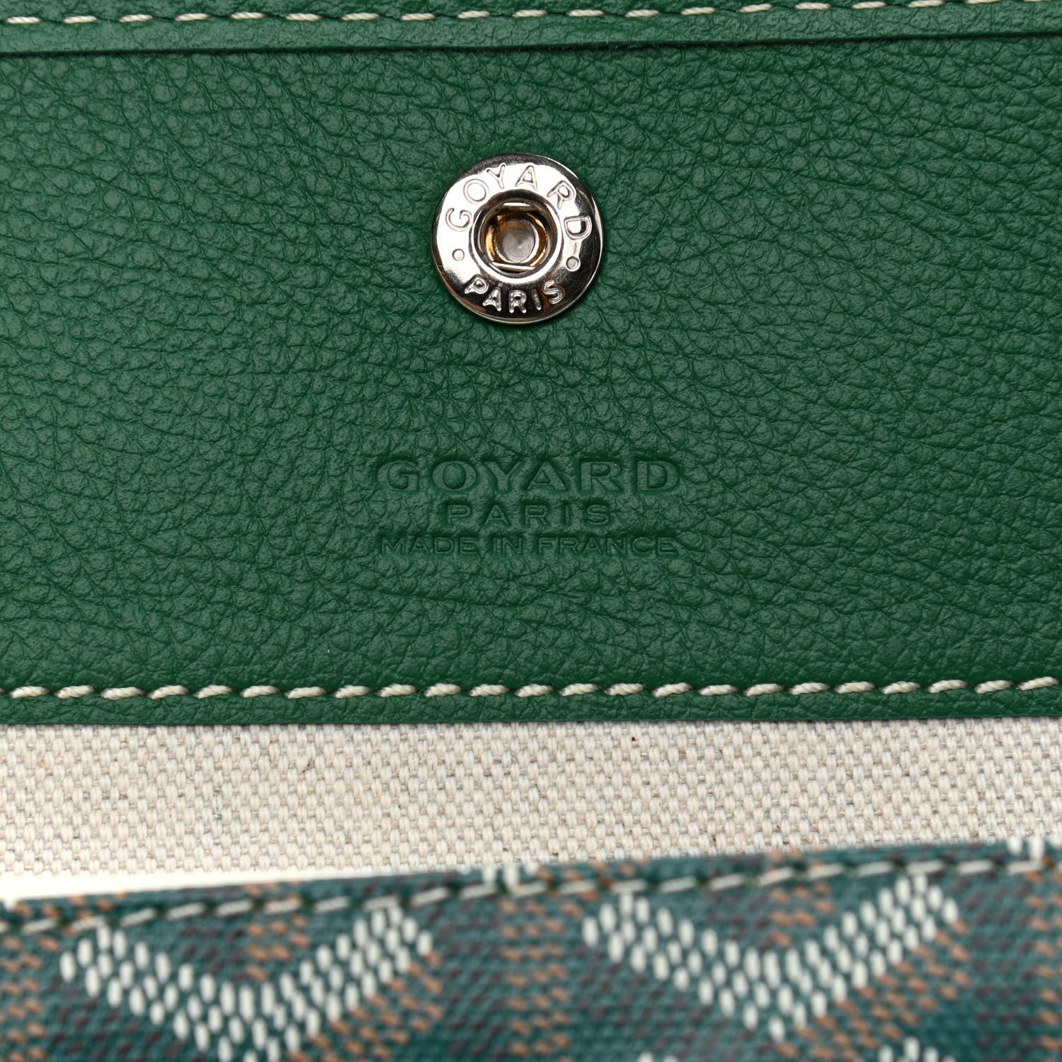 Goyard Goyardine Saint Louis GM Green 7 of 17