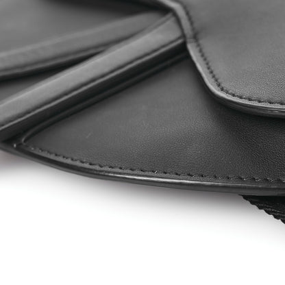 Christian Dior Ultra Matte Calfskin Saddle Belt Bag Black 9 of 13
