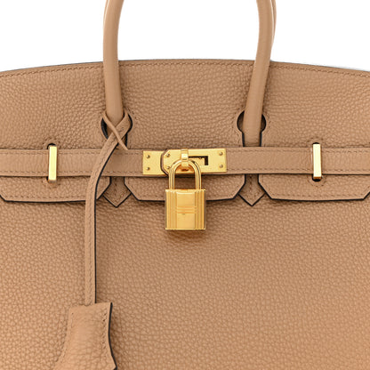 Hermes Togo Birkin 25 Chai 8 of 13