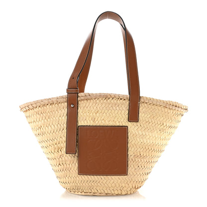 Loewe Raffia Basket Tote Bag Natural Tan 1 of 11