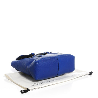 3.1 Phillip Lim 3.1 Textured Calfskin Medium Pashli Satchel Cobalt Blue 4 of 10