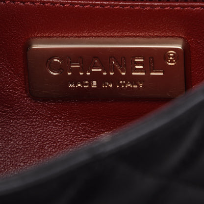 Chanel Lambskin Quilted Medium Westminster Pearl Flap Black 6 of 8