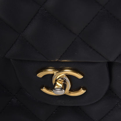 Chanel Lambskin Quilted Jumbo Single Flap Black 8 of 8