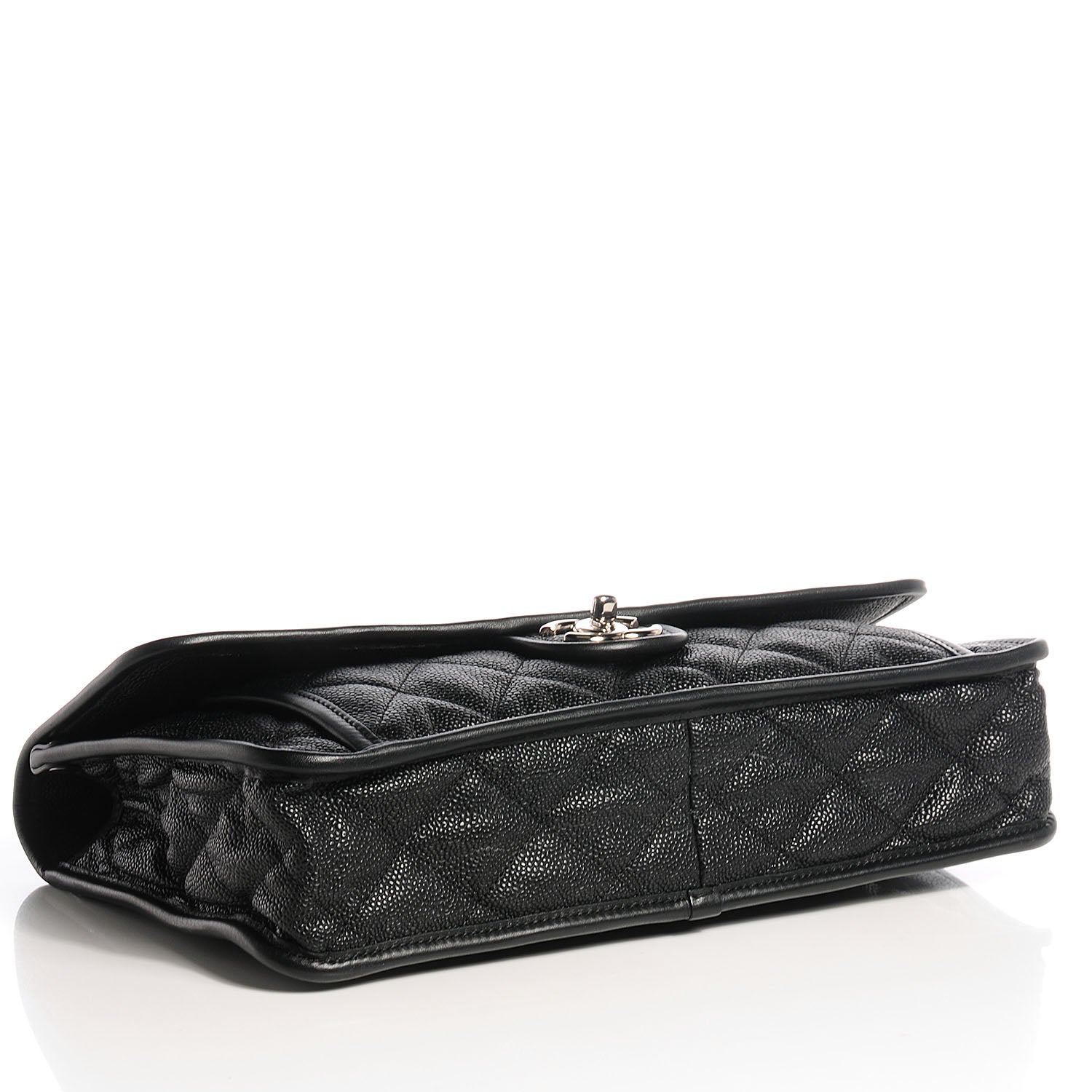 Chanel Caviar French Riviera Jumbo Flap Black 4 of 8