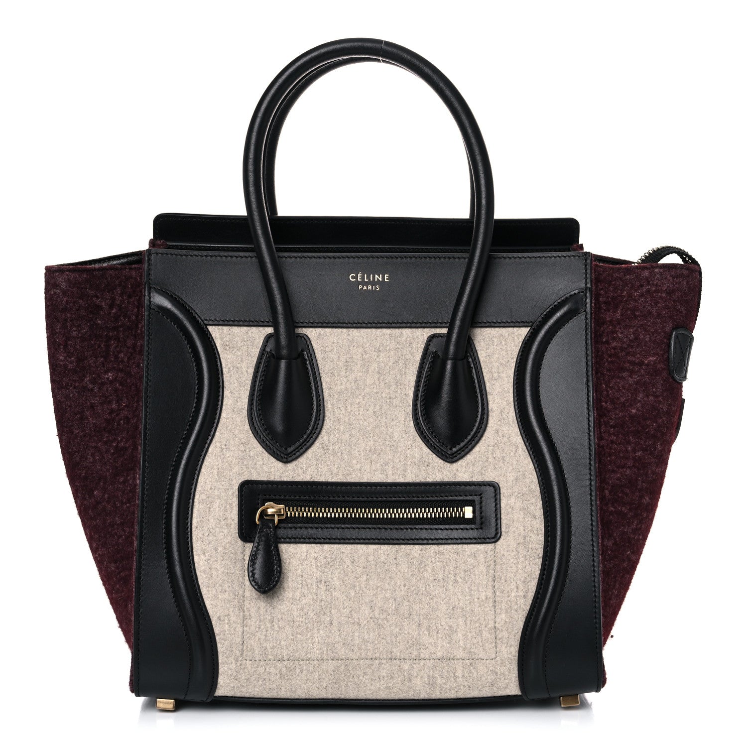Celine Felt Smooth Calfskin Micro Tri-Color Micro Luggage Beige 1 of 19