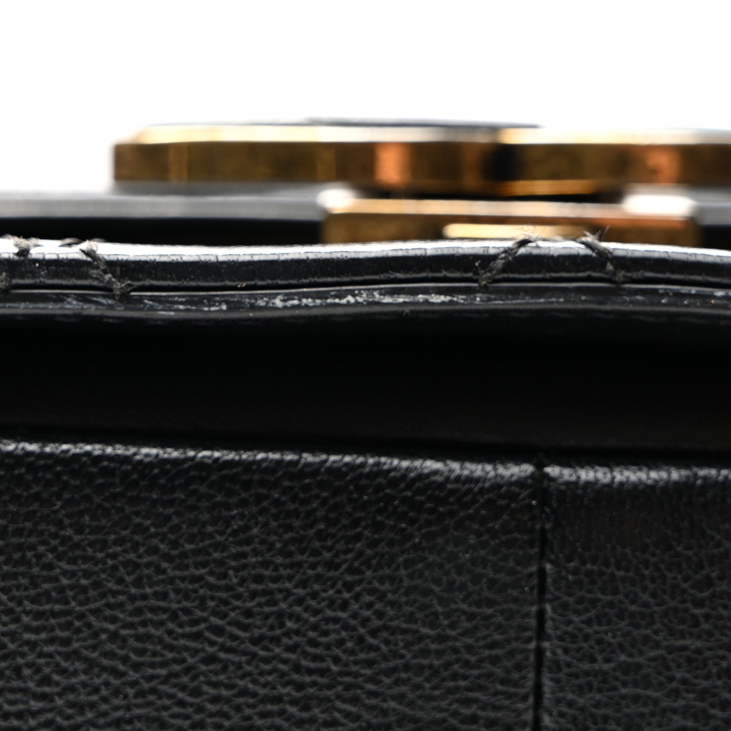 Chanel Shiny Calfskin Goatskin Quilted Medium Coco Curve Messenger