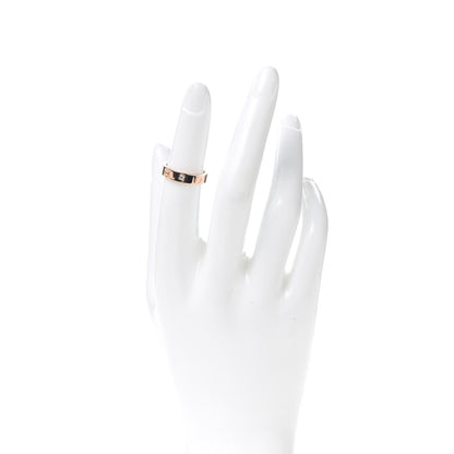 Cartier 18K Pink Gold Diamond 4mm LOVE Wedding Band Ring 49 4.75 2 of 4