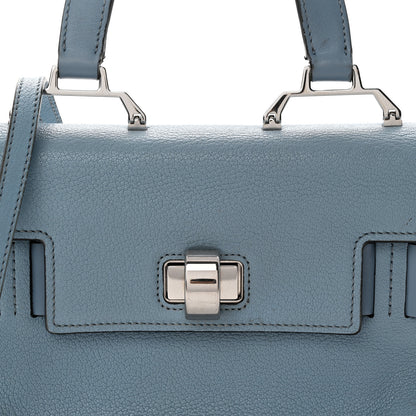 Miu Miu Goatskin Madras Top Handle Bag Astrale 7 of 14