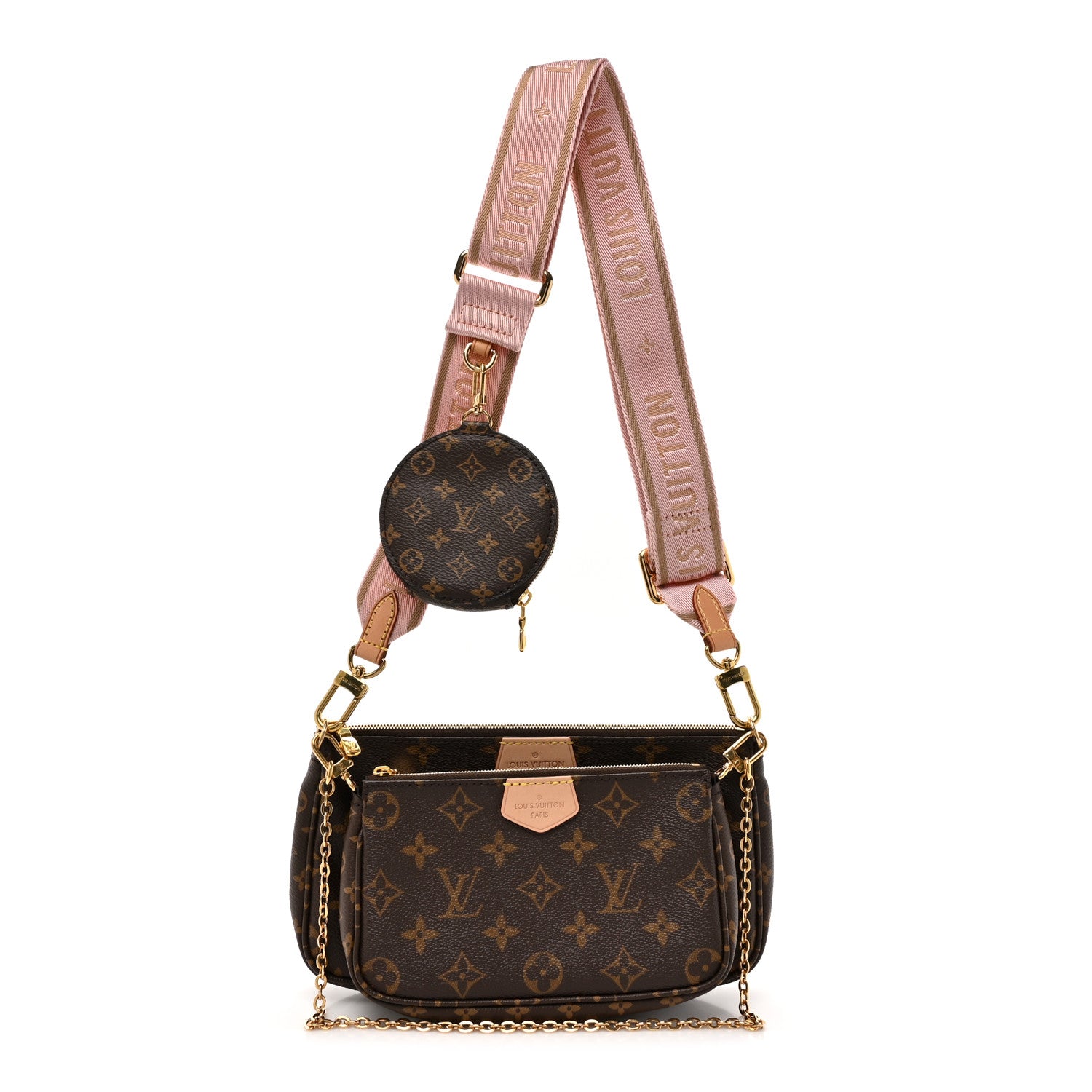Louis Vuitton Monogram Multi Pochette Accessories Rose Clair 1 of 11