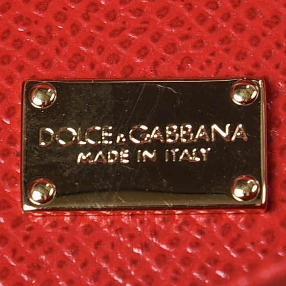 Dolce & Gabbana Dauphine Small Miss Sicily Satchel Dark Red 6 of 8