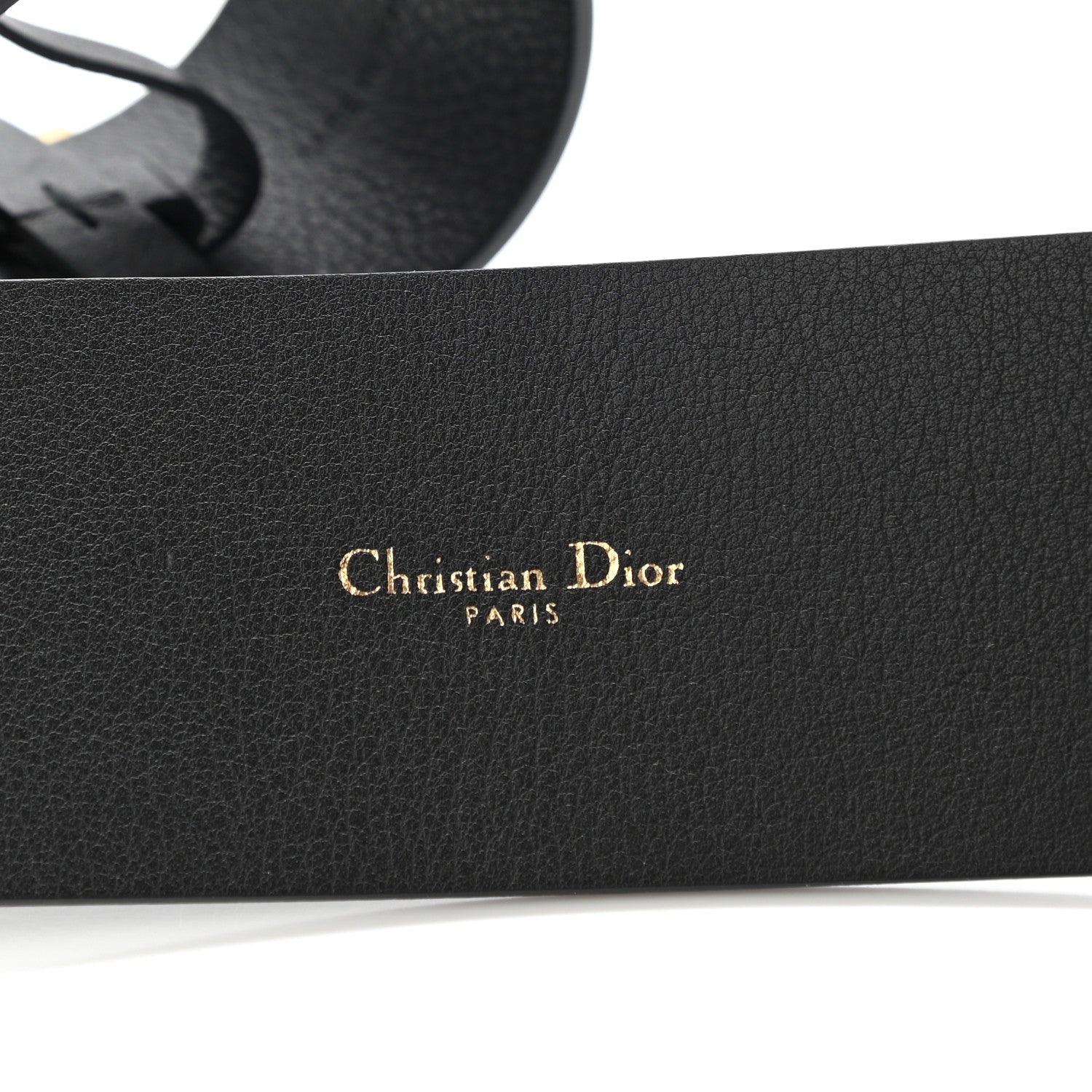 Christian Dior Calfskin Diorquake Belt 90 Black 6 of 8