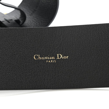 Christian Dior Calfskin Diorquake Belt 90 Black 6 of 8
