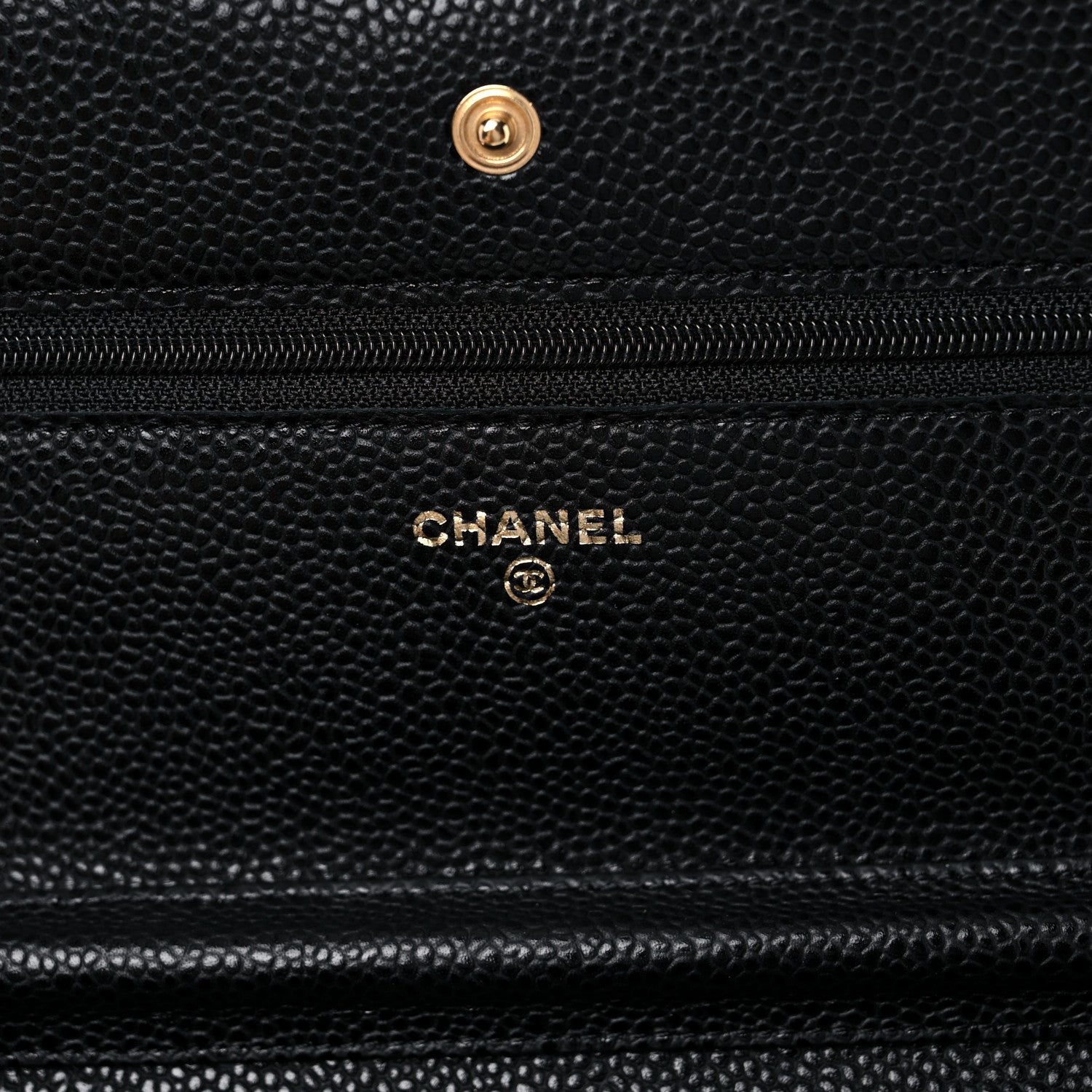 Chanel Caviar Quilted Wallet On Chain WOC Black 6 of 12
