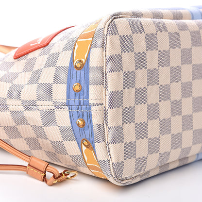 Louis Vuitton Damier Azur Summer Trunks Neo Neverfull MM 9 of 13