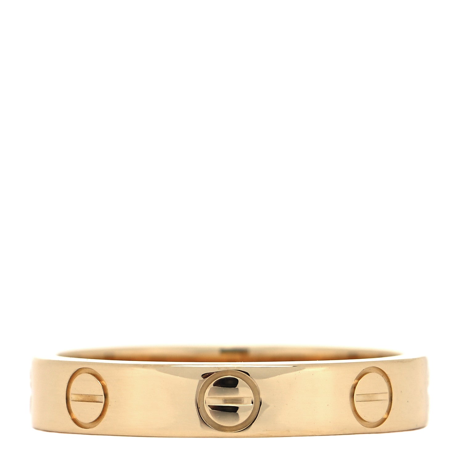 Cartier 18K Yellow Gold 3.5mm LOVE Wedding Band Ring 52 6 1 of 8