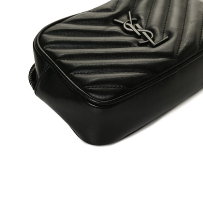 Saint Laurent Calfskin Matelasse Monogram Lou Belt Bag Black 9 of 15