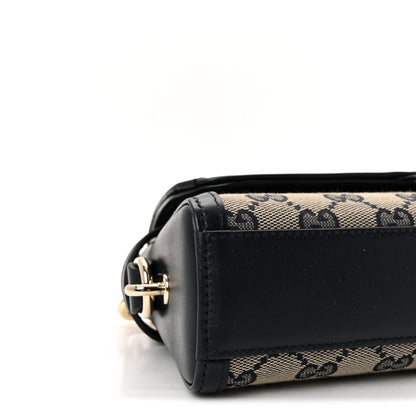 Gucci GG Monogram Small Luce Shoulder Bag Beige Blue 8 of 9