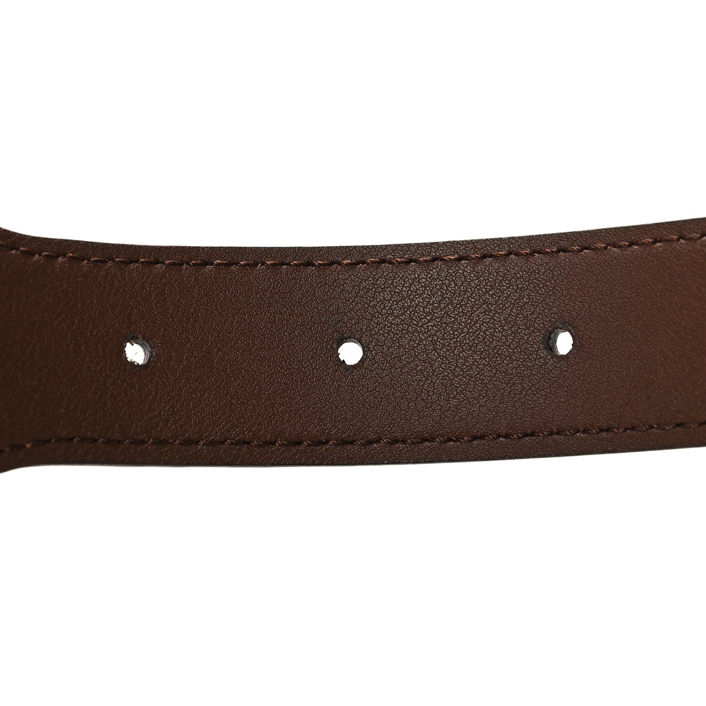 Efesto Leather Horsebit 25mm Belt 85 34 Brown Sugar