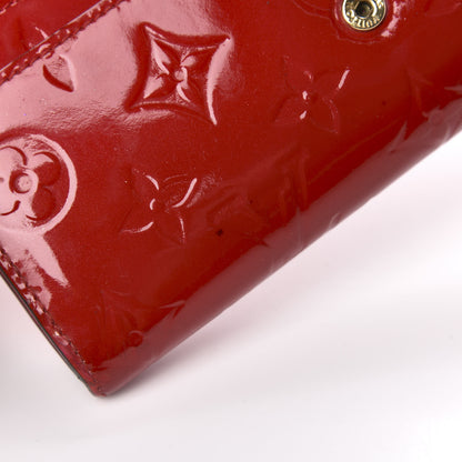 Louis Vuitton Vernis Sarah Wallet NM Cherry 11 of 15