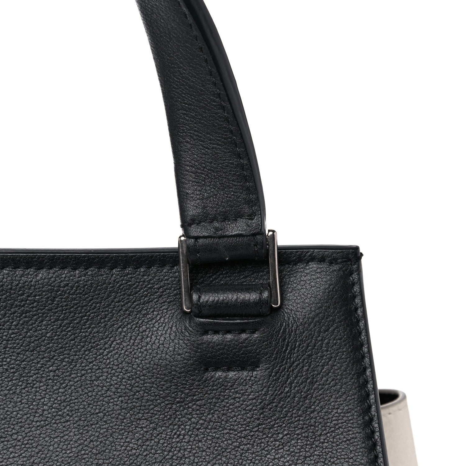 Celine Smooth Calfskin Small Tri-Color Edge Shoulder Bag Yellow 14 of 23