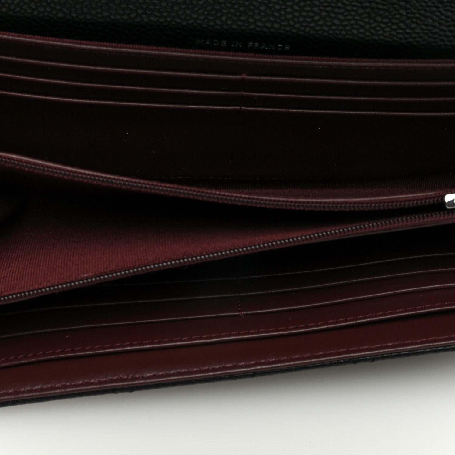 Chanel Caviar Quilted Long Flap Wallet Black 5 of 7