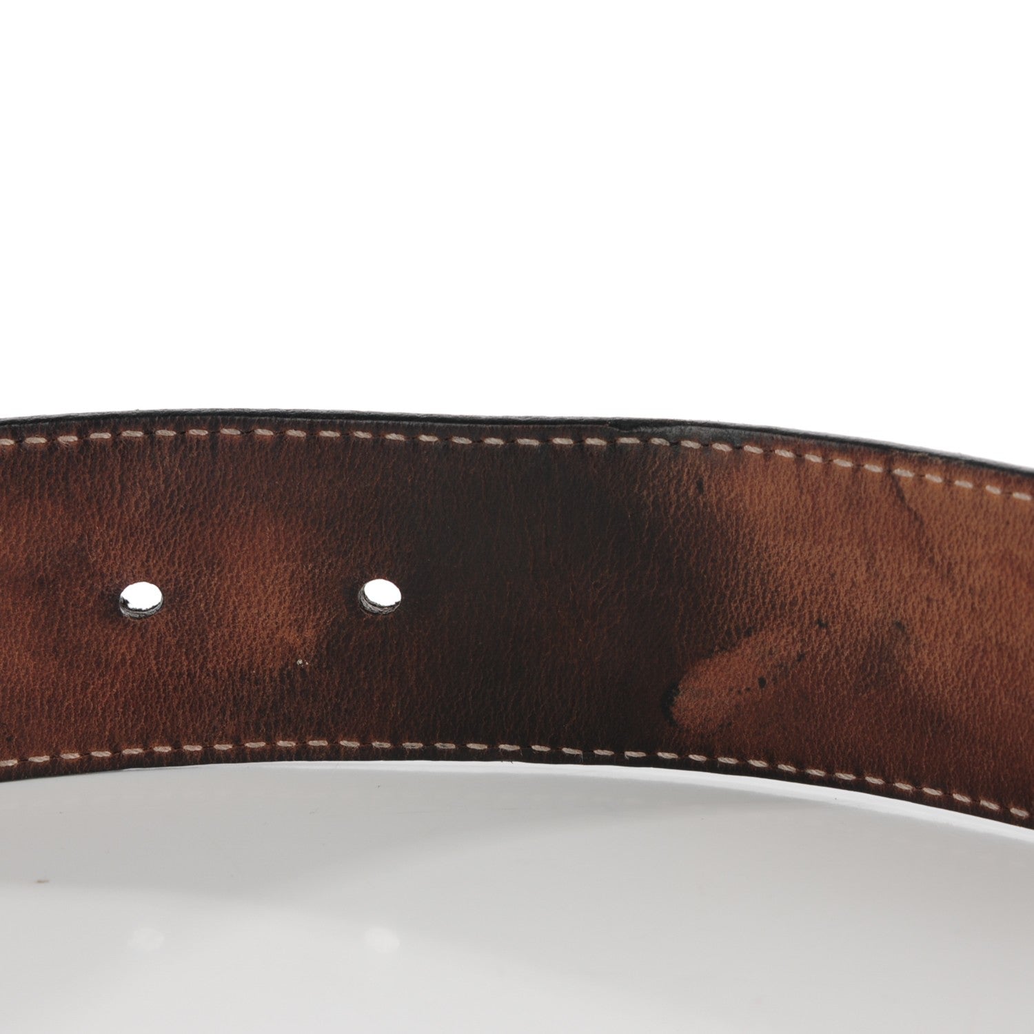 Gucci Imprime Monogram Interlocking G Belt 90 36 Black 7 of 7