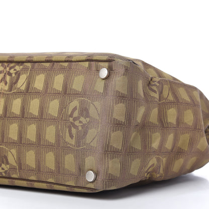 Chanel Nylon Medium Travel Tote Khaki 7 of 10