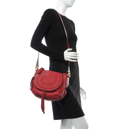 Chloe Calfskin Medium Marcie Crossbody Bag Berry Cupcake 2 of 21