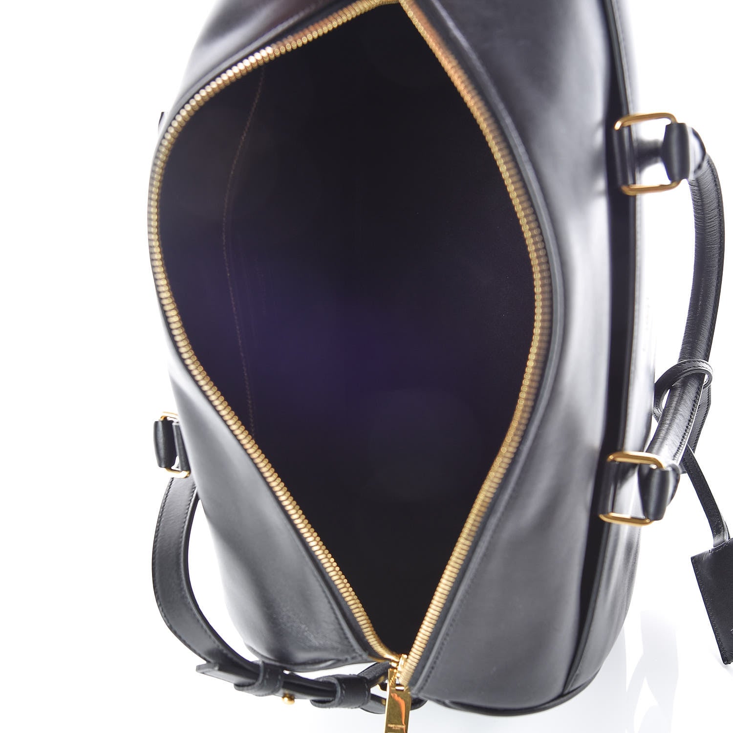 Saint Laurent Calfskin Classic Duffle 6 Black 7 of 10