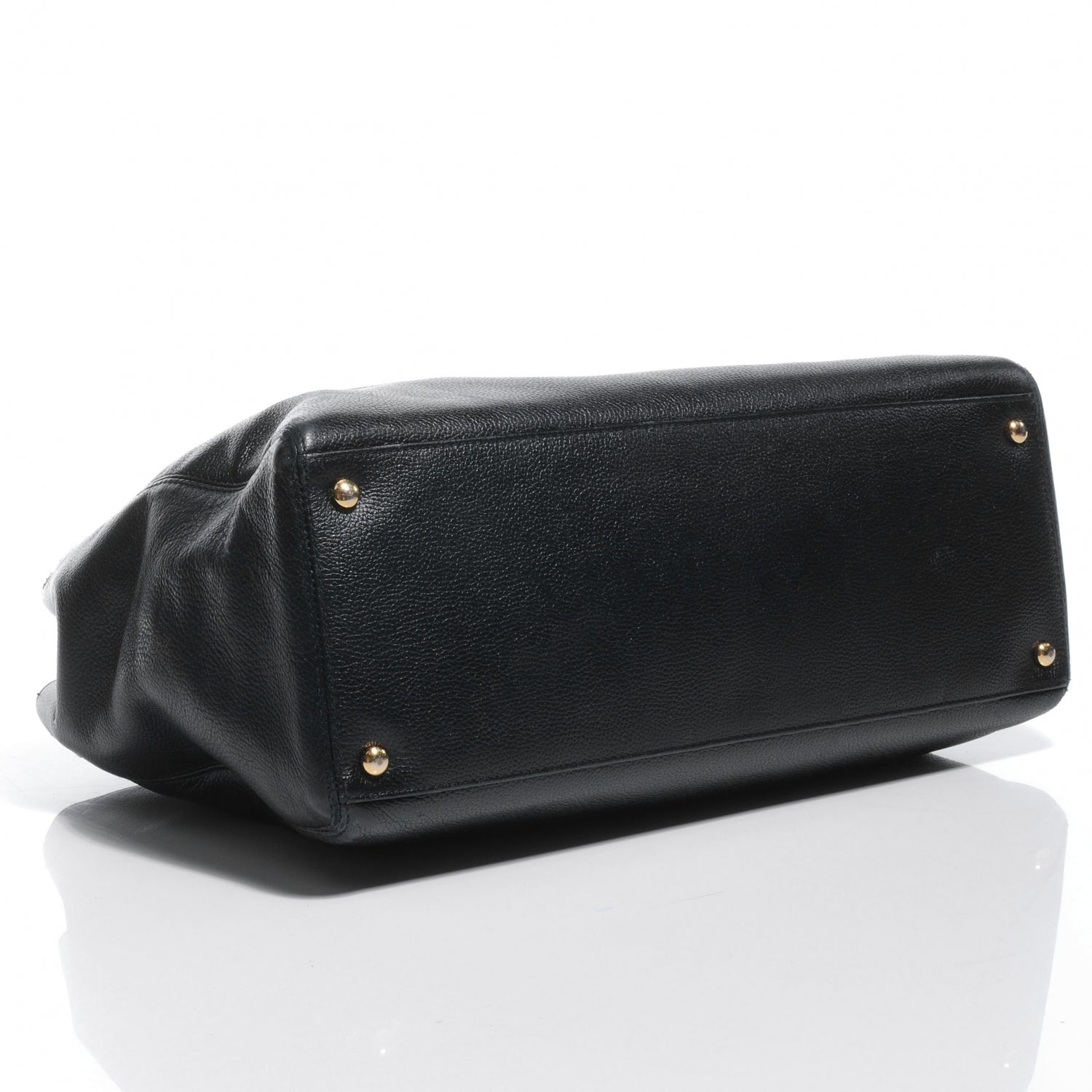 Chanel Calfskin Cerf Shopper Tote Black 4 of 9