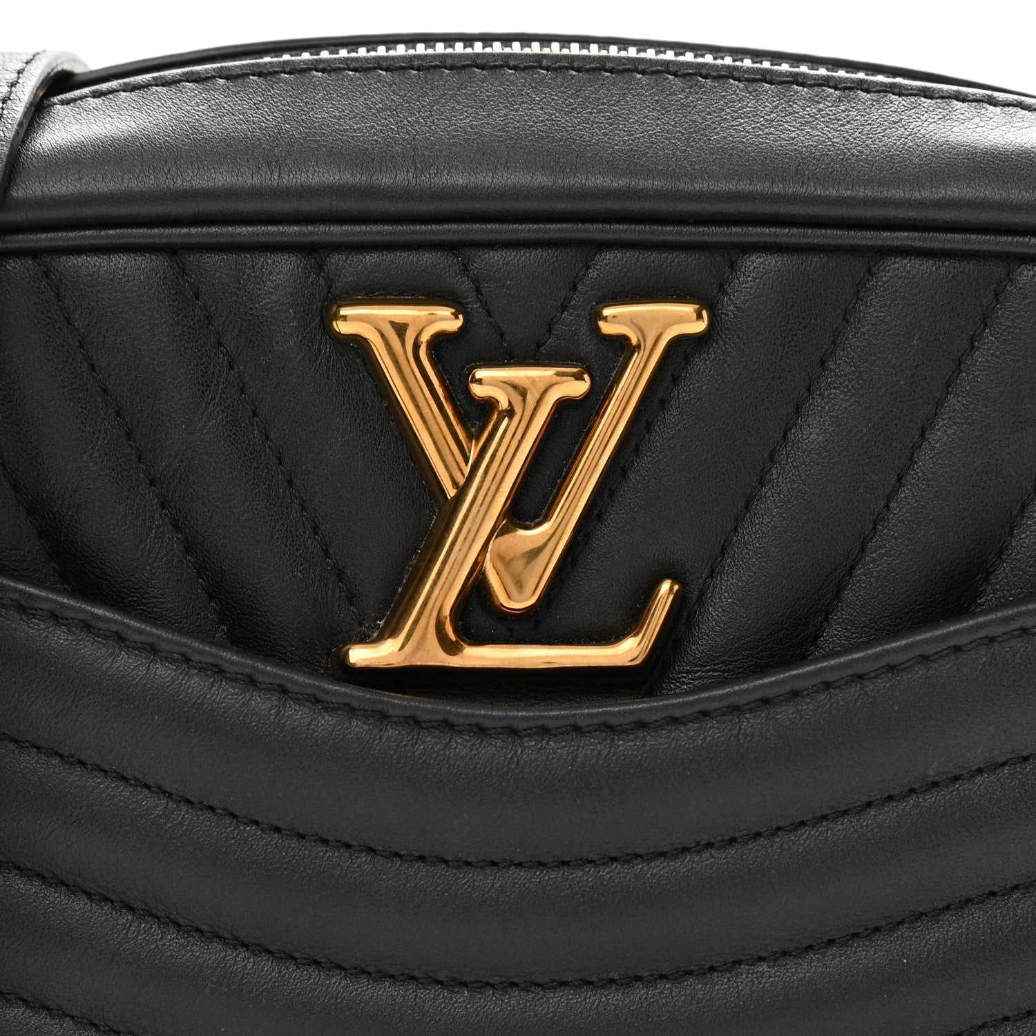 Louis Vuitton Calfskin New Wave Camera Bag Black 8 of 10